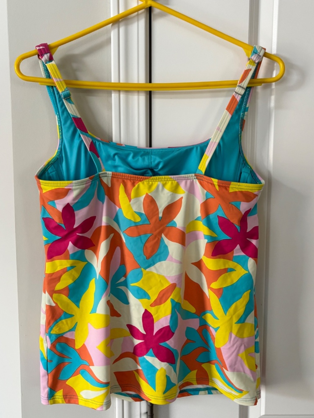 Lands End Tankini Swimsuit Top Sz 10 - Picture 2 of 5